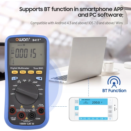 Цифровой мультиметр OWON B41T+ OW103 фото 10