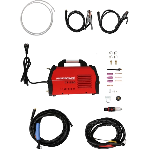 Инвертор плазменной резки Profipower CT-250 3B1 MMA+CUT+TIG (10-40A, толщина реза, 1-14 мм) E0299 фото 4