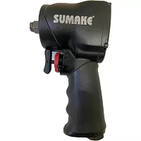 Укороченный ударный гайковерт SUMAKE 1/2 с набором головок 9-20, 813 Nm ST-IW1040-K