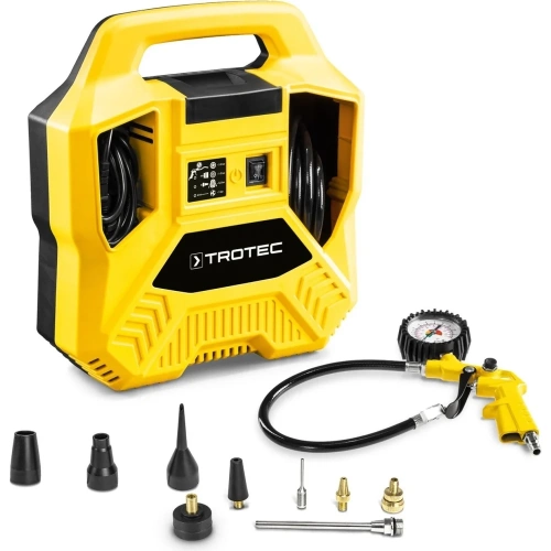 Комплект TROTEC Компрессор PCPS 10-1100 + Аккумуляторный ударный гайковертPIWS 10-20В PCPS10-1100-set1 фото 9