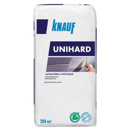 Шпаклевка гипсовая Knauf Унихард белая 20кг