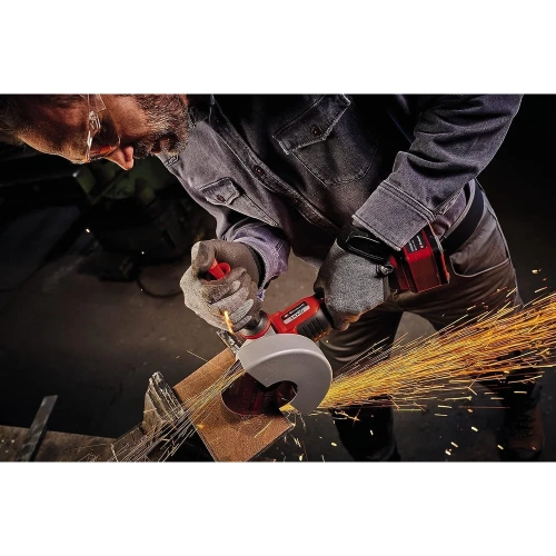 Шлифмашина угловая аккумуляторная Einhell PXC (TE-AG) AXXIO 18/150 Li BL + 1 акк.4 Ач + ЗУ 3 А 4431144SET фото 5