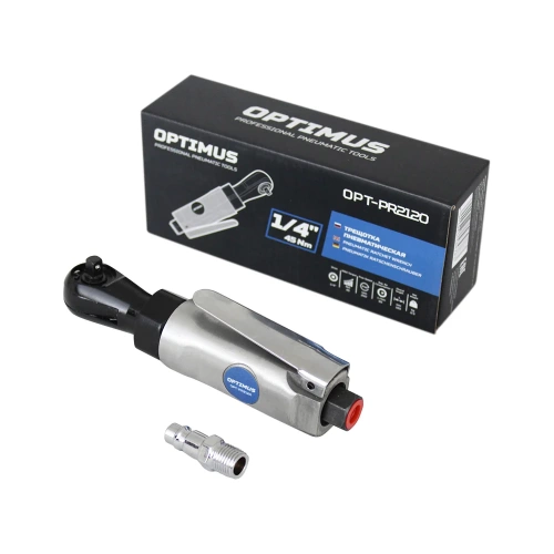 Пневматическая трещотка Optimus 1/4”, 240 об/мин, 45 Нм OPT-PR2120 фото 11
