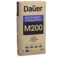 Сухая смесь Dauer М-200 монтажно-кладочная 50 кг