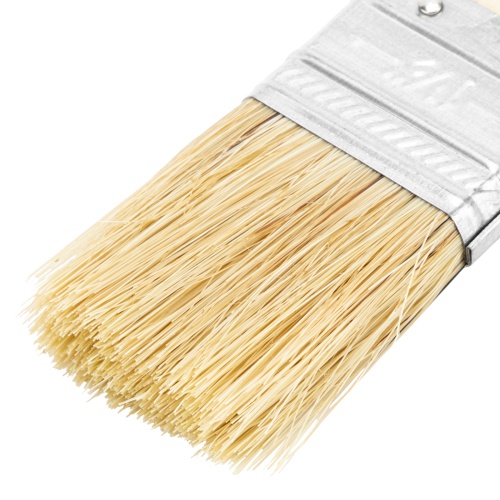 Кисть плоская Slimline 1.5" (38 мм) натуральная щетина, деревянная ручка Sparta фото 2