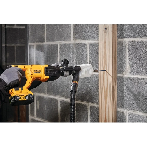 Аккумуляторный перфоратор DEWALT DCH133M1, 18 В, 2.6 Дж, 5500 уд/мин, с АКБ 4 Ач и ЗУ, в кейсе TSTAK DCH133M1-QW фото 10