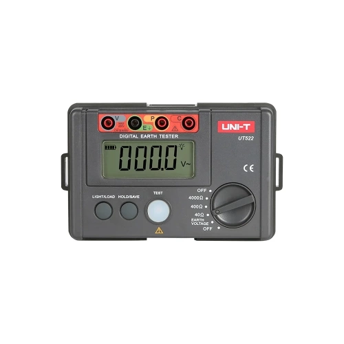 Цифровой измеритель сопротивления заземления до 4000 ом UNI-T UT522, 00-00003081