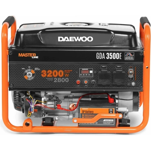 Бензиновый генератор с электрозапуском Daewoo GDA 3500E фото 3