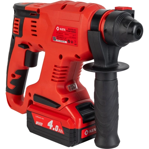 Перфоратор KEN BL2120-40C (20V 4.0AhВ) с регулировкой оборотов, 3-22 мм, 0-1400об/мин 115.413.9405 фото 8