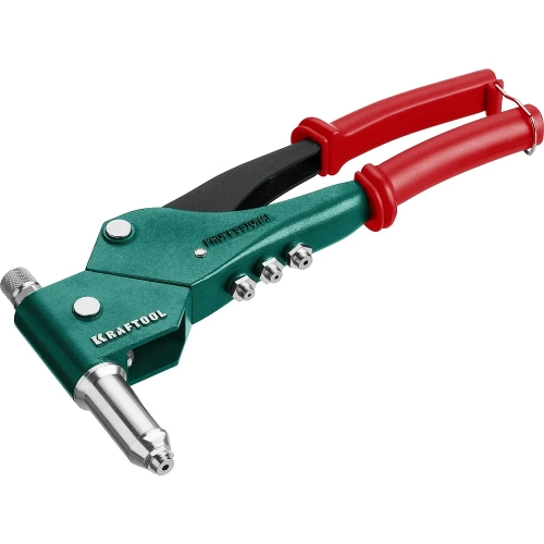 Поворотный заклепочник KRAFTOOL Combo3-M6 360°, комбинированный, в кейсе, 3 вида заклёпок фото 10