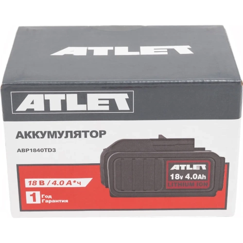 Аккумулятор ATLET 18 В 4.0 А*ч ABP1840TD3 фото 6