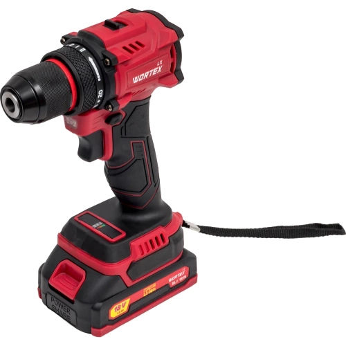 Аккумуляторная бесщеточная дрель-шуруповерт WORTEX LX BD 1815-1 Li 18В, 45 Нм, 2*1.5 Ач, патрон 10 мм, 1333697 фото 3