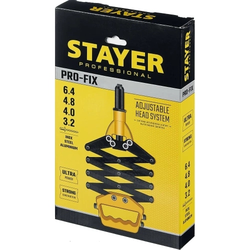 Рычажно-складной заклепочник STAYER Professional PRO-FIX 3.2 - 4.8 мм 3115_z01 фото 7