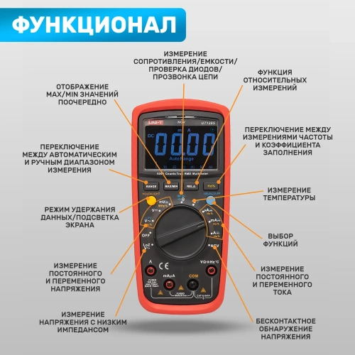 Универсальный мультиметр UNI-T UT 139S 13-1029 фото 4