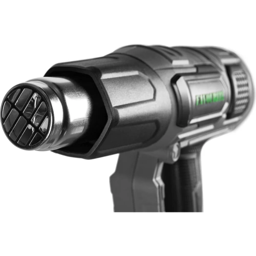 Технический фен FAVOURITE 2000 Вт, 2 режима работы, 60/60-600 С, 300-500 л/мин, LCD дисплей, набор насадок FHGP 2000LCD PROF фото 5