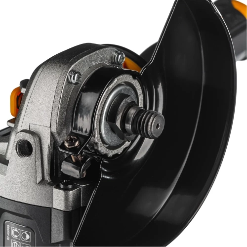 Шлифмашина RUNTEC PRO угловая, аккумуляторная, 125мм, 20В, 2*4Ач, 900Вт RT-AG900 фото 5