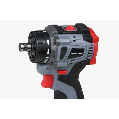 Аккумуляторный бесщеточный шуруповерт Profipower Комби BL-161C (16В, 40Нм, Li-ion 2шт, 2.0Ач, 2 скорости, 0.8-10мм, З/У, в кейсе) E0249 фото 6