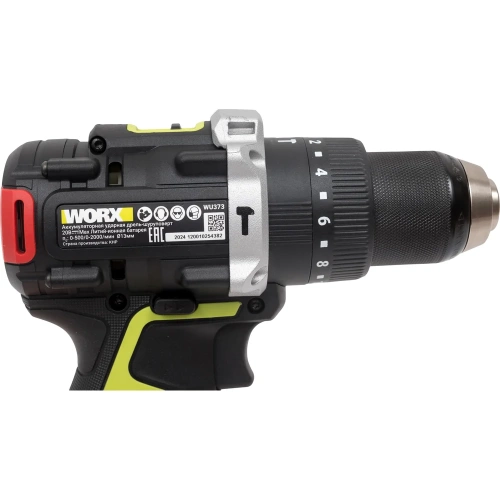 Аккумуляторная ударная дрель-шуруповерт WORX Professional WU373.91 фото 9