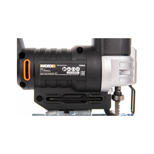 Аккумуляторный лобзик WORX 20 В, 1x2 Ач, кейс WX543 фото 5