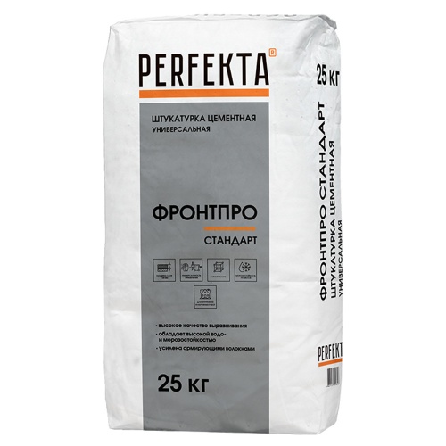 Штукатурка Perfekta Фронтпро Стандарт фасадная 25 кг