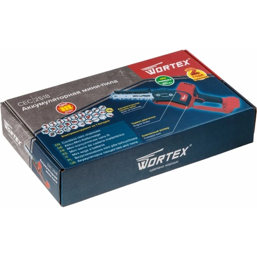 Цепная аккумуляторная пила WORTEX CEC 2518 ALL1 18 В 0323166 фото 9