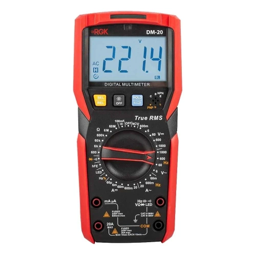 Цифровой мультиметр RGK dm-20 с поверкой 779647