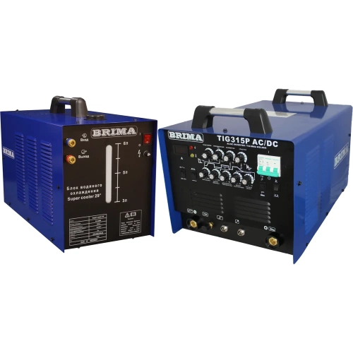 Инверторная установка Brima TIG 315P AC/DC блок охлаждения в комплекте НП000001523