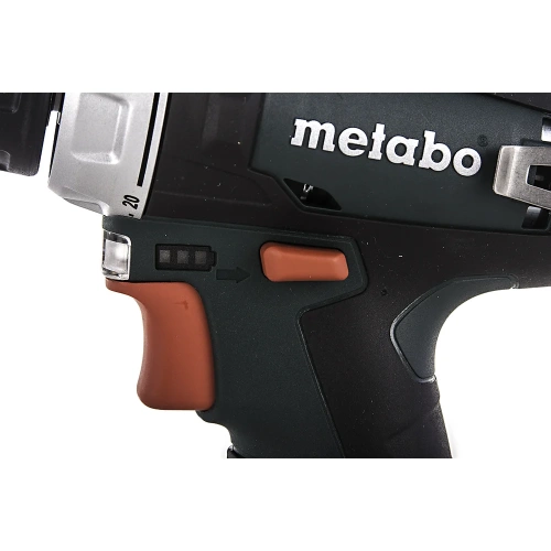 Аккумуляторная дрель Metabo PowerMaxx BS 12 В, 1х2.0, патрон, сумка 600079500 фото 5