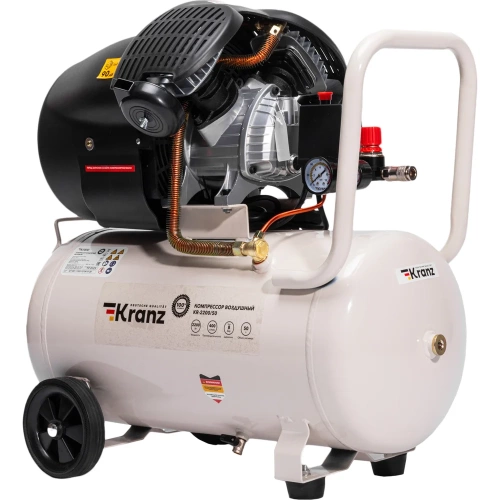 Компрессор воздушный Kranz KR-2200/50, 2200Вт, 400 л/мин, 50л KR-16-1153