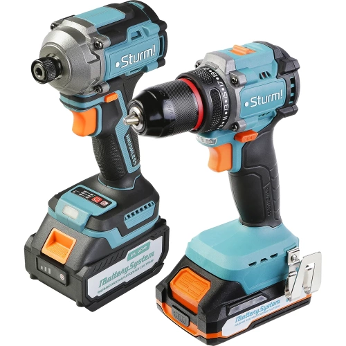 Набор аккумуляторного инструмента Sturm CD250H+CD1860BL