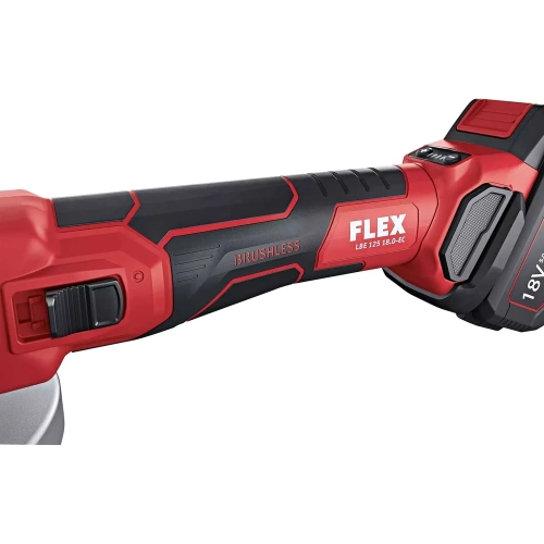 Аккумуляторная угловая шлифовальная машина FLEX LBE 125 18.0-EC С 499285 фото 4