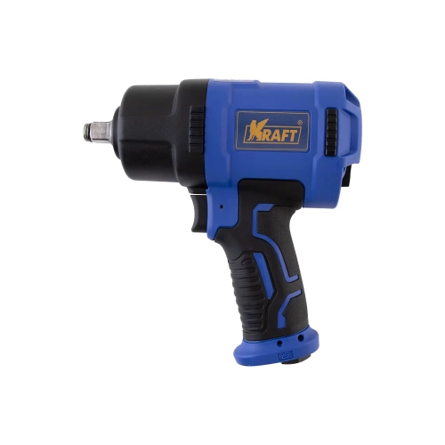 Пневматический ударный гайковерт KRAFT 1/2 1450 н.м., в кейсе с головками KT 707014 фото 6