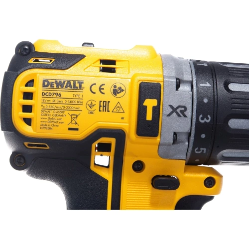 Ударная дрель-шуруповерт DEWALT DCD796NT фото 10