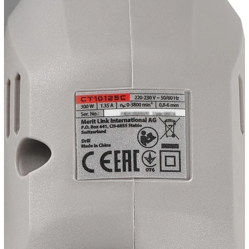 Безударная дрель CROWN CT10125C фото 6