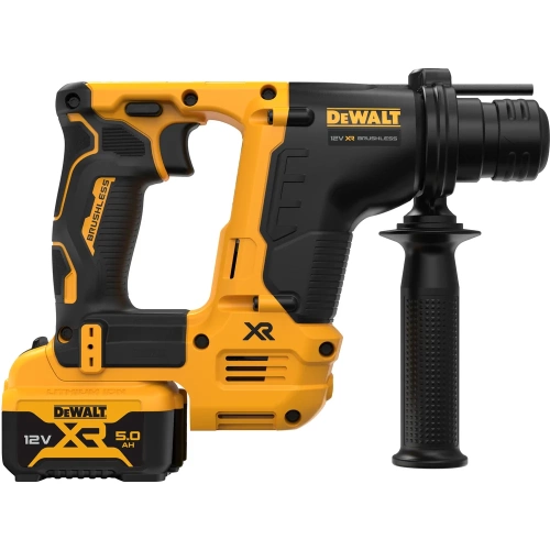 Аккумуляторный перфоратор Dewalt DCH072, 12 В, 1.2 Дж, 4280 уд/мин, с 2 АКБ 5 Ач и ЗУ, в кейсе TSTAK DCH072P2-QW фото 5