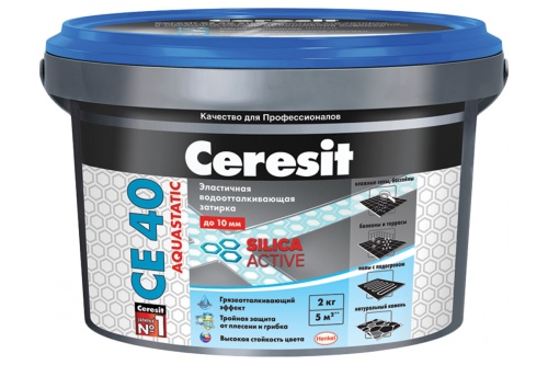 Ceresit затирка №79 Aquastatic СЕ 40 крокус 2 кг