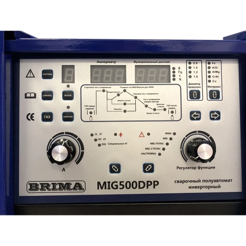 Полуавтомат BRIMA MIG-500 DPP 380В НП000000915 фото 3