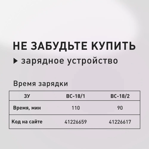 Аккумулятор КМ АТОМ, 18В, 4Ач,  Li-Ion BLI-18/4.1 фото 4