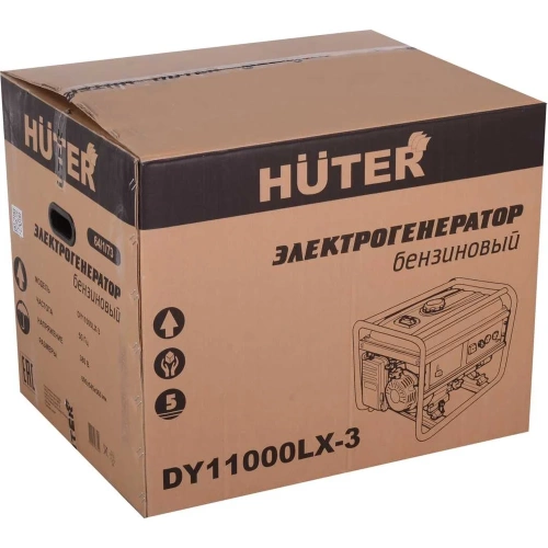 Электрогенератор Huter DY11000LX-3-электростартер 380В 64/1/73 фото 8