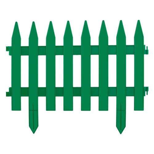 Забор декоративный "Рейка", 28 х 300 см, зеленый, Palisad фото 2