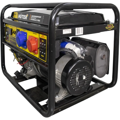 Электрогенератор Huter DY9500LX-3 PRO-электростартер 380В/220В 64/1/77 фото 5
