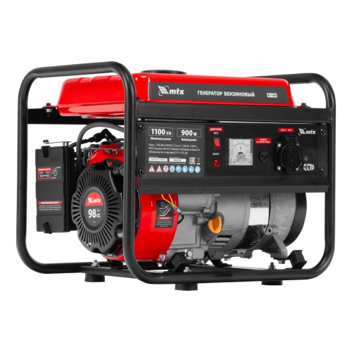 Генератор бензиновый RS-1500, 1,1 кВт, 230В, ручной стартер MTX фото 39