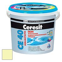 Затирка цементная Ceresit CE 40 Aquastatic Сахара