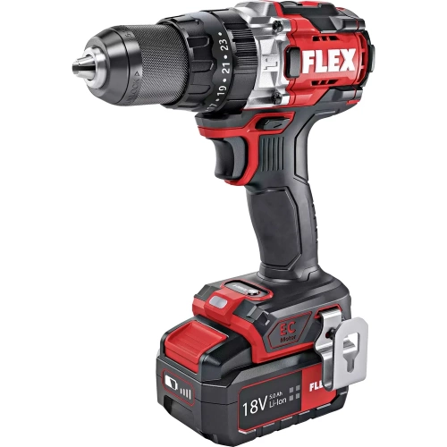 Двухскоростная аккумуляторная ударная дрель FLEX PD 2G 18.0-EC-HD/5.0 Set 515701 фото 3