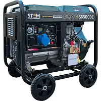 Дизельный генератор STEM Techno s6500de (6,5кв, электростартер, дисплей, подогрев) ГЕН019