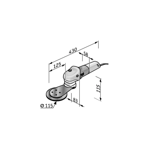 Шлифовальная машина с плоской головкой FLEX SFE 8-2 115 420565 фото 8