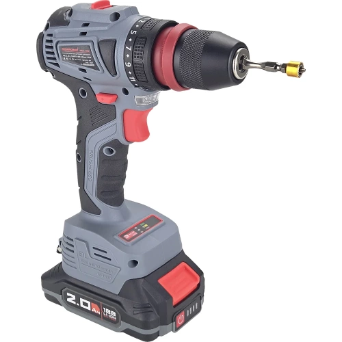 Аккумуляторный бесщеточный шуруповерт Profipower MKBL-18BM Li-ion-2шт, 18В, 2.0Ач, съемный патрон, З/У, 0.8-10 мм, кейс T0057 фото 7