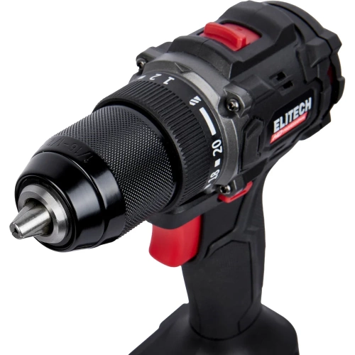 Аккумуляторная дрель Elitech CD 20SL2 (20В, 2х4Ач, 60Нм, BL) HD 205718 фото 7