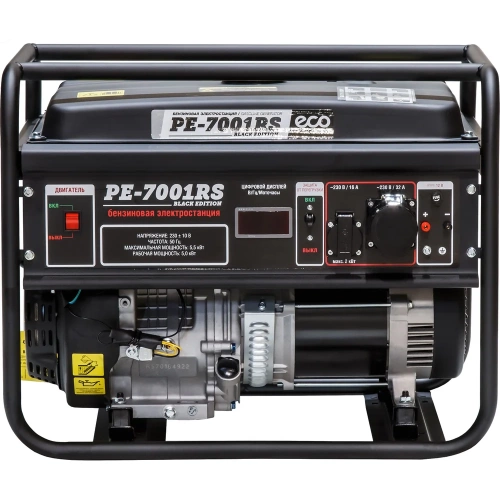 Бензиновый генератор ECO PE-7001RS Black Edition EC1566-2 фото 10