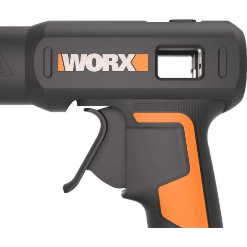 Аккумуляторный клеевой пистолет WORX 20 В, без акб и зу WX045.9 фото 6